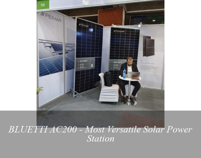 BLUETTI AC200 - Most Versatile Solar Power Station