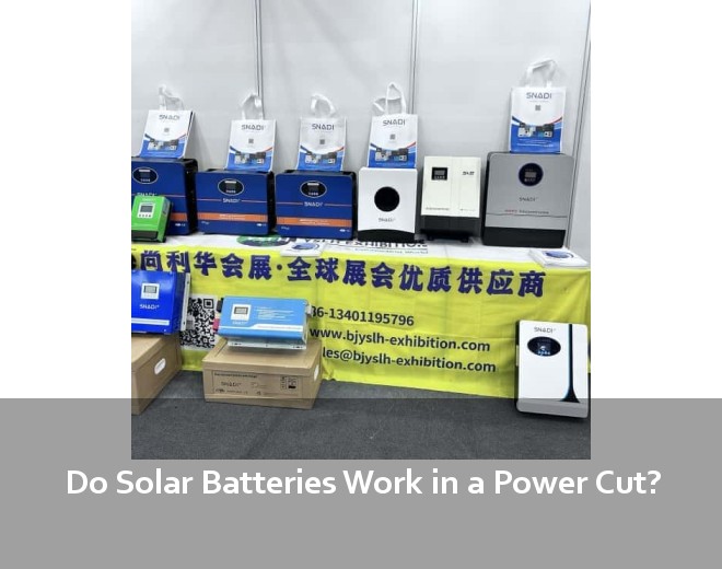 Do Solar Batteries Work in a Power Cut?