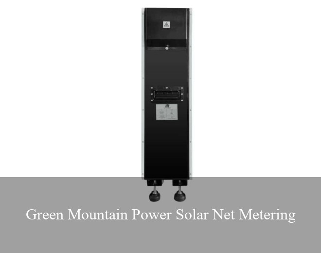Green Mountain Power Solar Net Metering