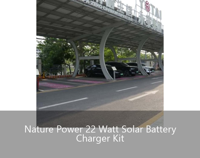 Nature Power 22 Watt Solar Battery Charger Kit