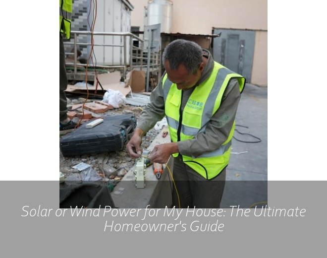 Solar or Wind Power for My House: The Ultimate Homeowner's Guide