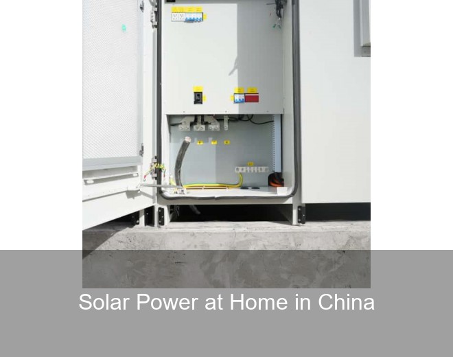 Solar Power at Home in China