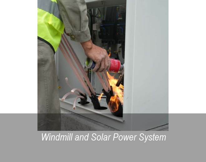 Windmill and Solar Power System